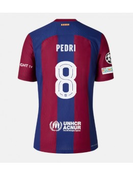 Barcelona Pedri Gonzalez #8 Heimtrikot 2023-24 Kurzarm